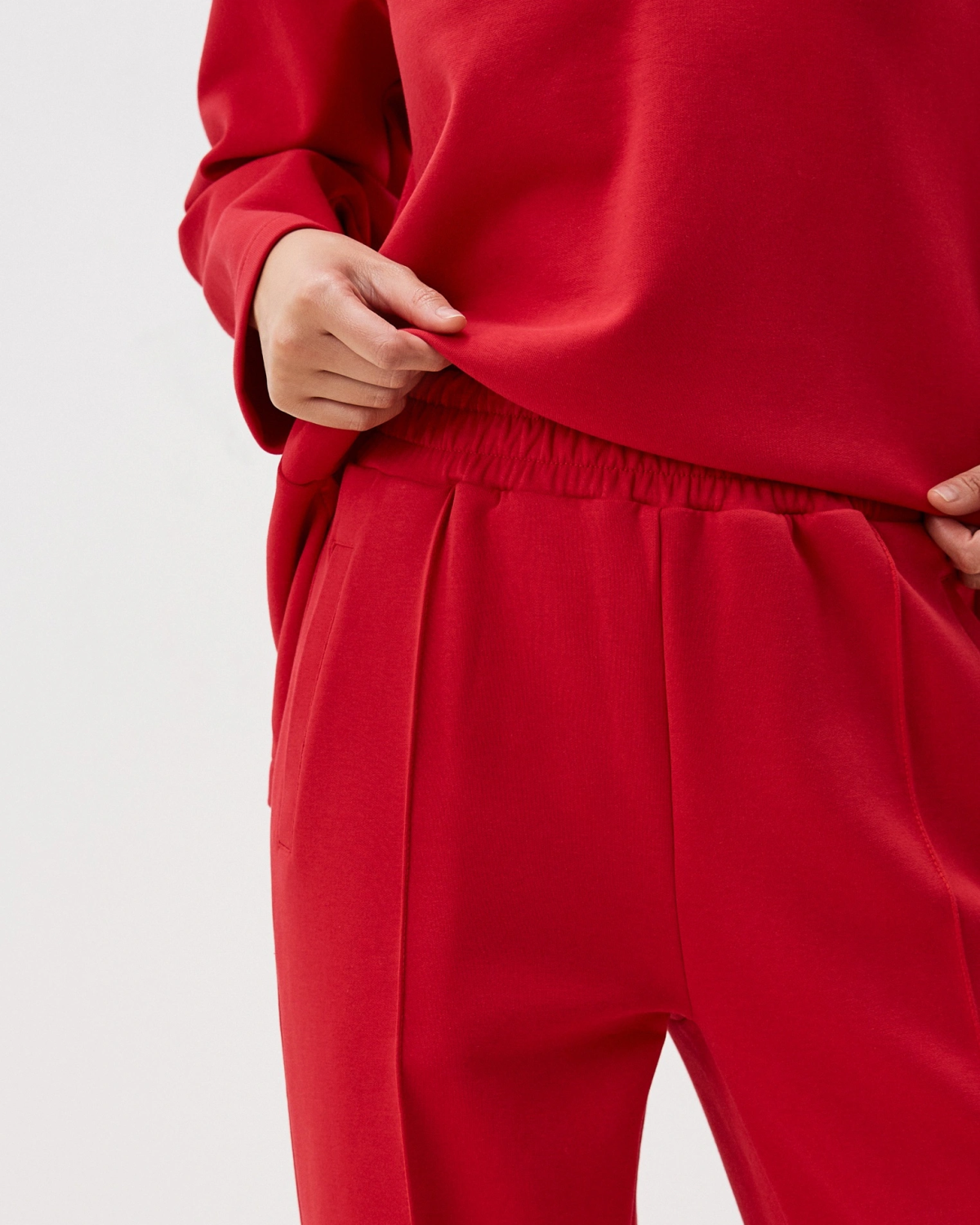 Брюки широкие со стрелками Pure Nikasport, W5CLP84-RED, цвет красный